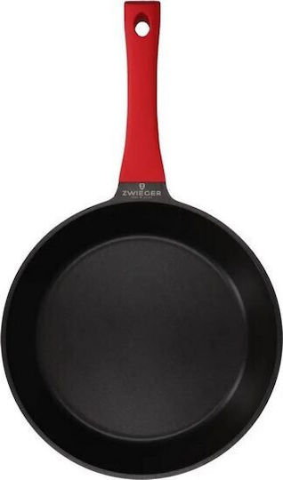 Zwieger Obsidian Τηγάνι από Χυτό Αλουμίνιο με Καπάκι με Επίστρωση από Πέτρα 24cm