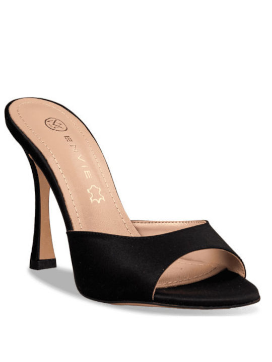 Envie Shoes Mules mit Absatz in Schwarz Farbe