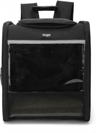 Miss Lulu Rucksack für Hunde / Katzen Schwarz
