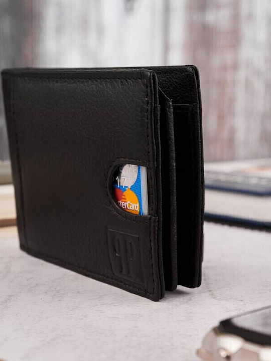 Set Portofel bărbătesc cu RFID Negru