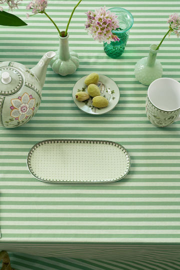 PiP Studio Πιάτο Ρηχό Οβάλ από Πορσελάνη Πολύχρωμο 25x12cm