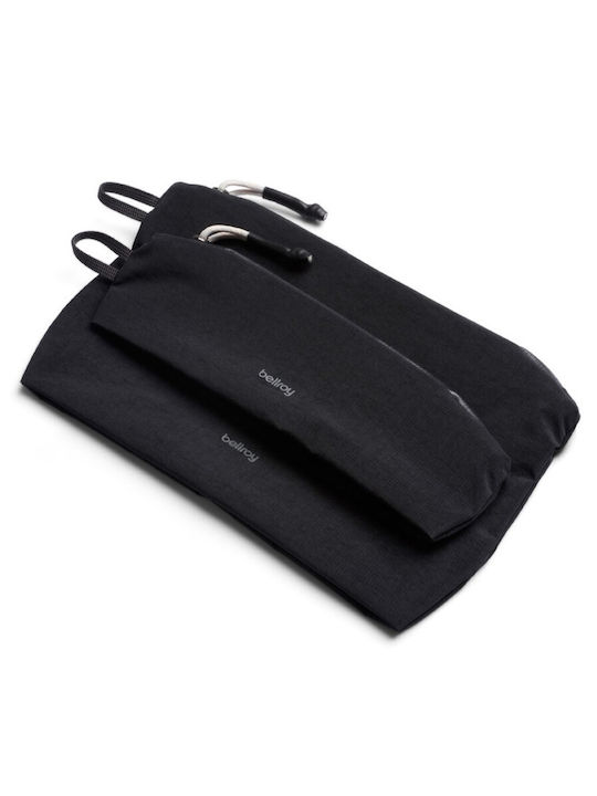 Bellroy Lite Pouch Duo Cosmetic Bag Organizer Set Black