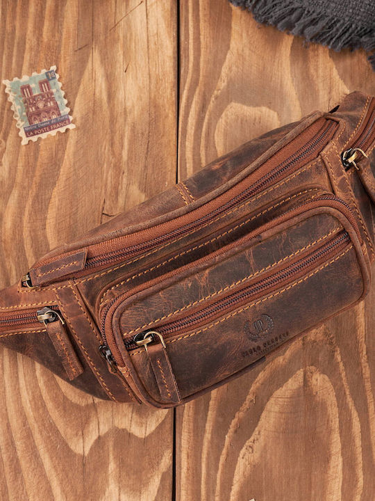 Herren Bum Bag Taille Braun