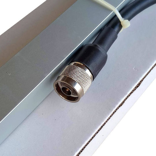 E Zy.Net EZGD24-FHM Speisehorn für WLAN-Antenne, Druckguss-Gitter N-Typ, männlich