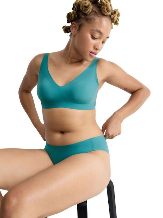 Women's Bra with Light Padding Turquoise