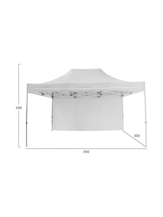 HomeMarkt Πτυσσόμενο Κιόσκι Κήπου Cressen 3x4.5m