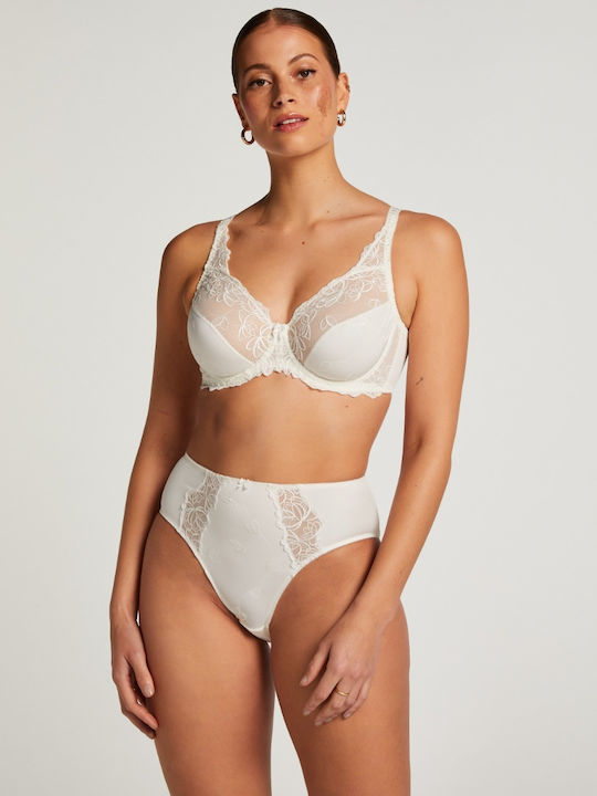 Diva Off White Сутиен без подложка с Банели