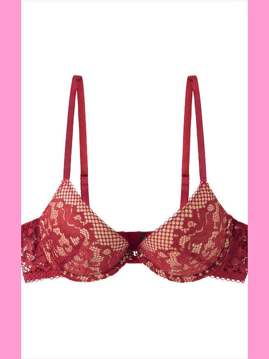 Passion Red Sutien Push Up