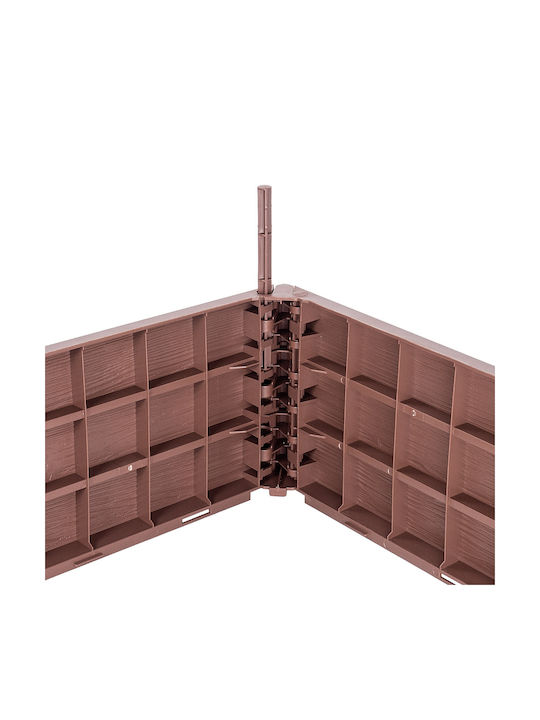 Kadax Hochbeet Gemüsebeet Braun 75x75cm