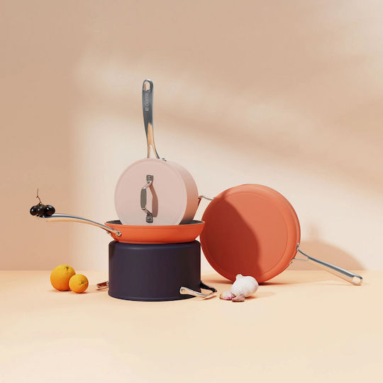 Ciarra Beyond Cookware Set De Vase De Gătit Din Aluminiu Cu Acoperire Interioară Ceramică 4 Piese