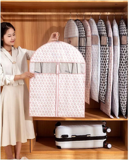 Fabric Hanging Storage Case for Clothes / Shirt / Bags 60x100cm 3pcs