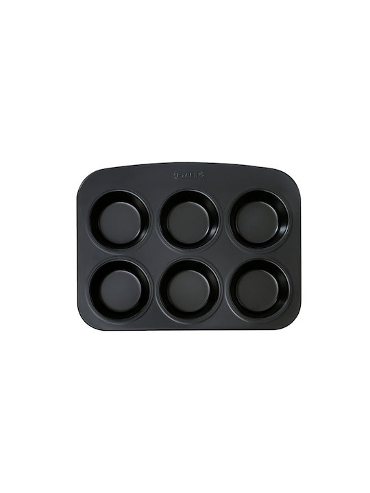 Pyrex Φόρμα Ζαχαροπλαστικής για Cupcakes/Muffins 6 Θέσεων 27.1x20.4x2.8εκ.