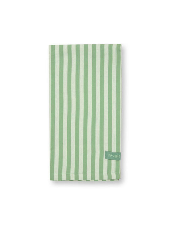 PiP Studio Handtuch aus 100% Baumwolle in Grün Farbe 65x65cm 2Stück