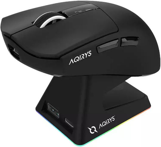 Aqirys Zephyr Drahtlos Gaming Gaming Maus 26000 DPI Schwarz