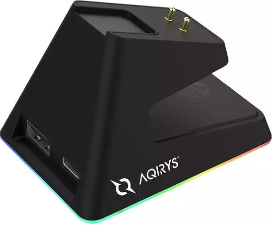 Aqirys Zephyr Drahtlos Gaming Gaming Maus 26000 DPI Schwarz