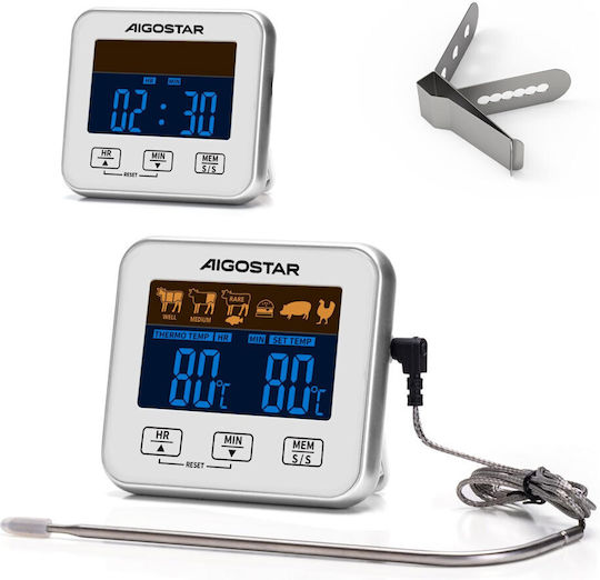 Aigostar Digital Thermometer Kochen mit Nadel 0°C / +250°C Aigostar Digital Thermometer Kochen mit Nadel 0°C / +250°C