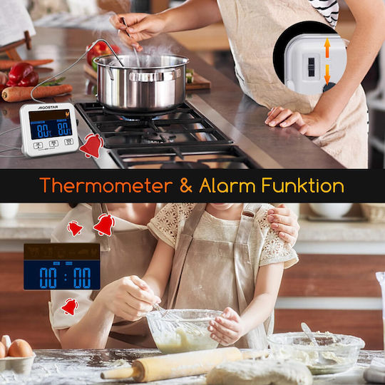 Aigostar Electronical Cooking Thermometer with Probe 0°C / +250°C