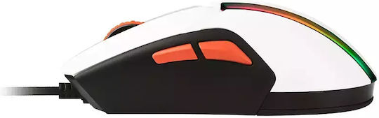 Tracer Gamezone RGB Gaming Ποντίκι 12000 DPI Λευκό