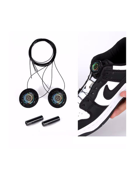 Automatic No Tie Shoelaces Lazy No Tie Shoe Laces 2pcs Xzk-13 Black Oem