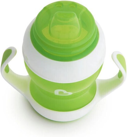 Munchkin Gentle First Cup Educational Sippy Cup Plastic with Handles Green Pastel for 4m+ 118ml