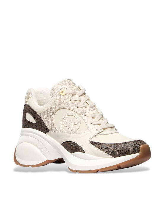 Michael Kors Zuma Trainer Чънки Маратонки Brown Multi