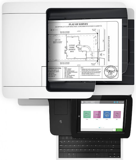 HP LaserJet Enterprise Flow MFP M528z Farbe Multifunktionsdrucker