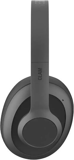 Fresh 'n Rebel Clam Ace Ασύρματα / Ενσύρματα Over Ear Ακουστικά με 60 ώρες Λειτουργίας και Quick Charge Storm Grey