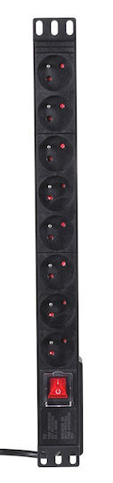 A-LAN Rack Power Strip PZ081U 1Stück