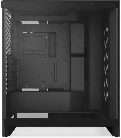 NZXT H7 Flow RGB Gaming Midi Tower Κουτί Υπολογιστή με Πλαϊνό Παράθυρο Μαύρο
