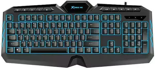 Xtrike Me KB-509 Gaming Πληκτρολόγιο με RGB φωτισμό (Αγγλικό US)
