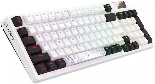 Aqirys Adara Gaming Μηχανικό Πληκτρολόγιο με Haimu Pink διακόπτες και RGB φωτισμό (Αγγλικό US)