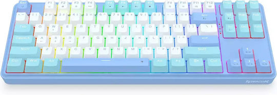 Redragon K707WBB-RGB Gaming Μηχανικό Πληκτρολόγιο Tenkeyless με RGB φωτισμό (Αγγλικό US) StarBlade