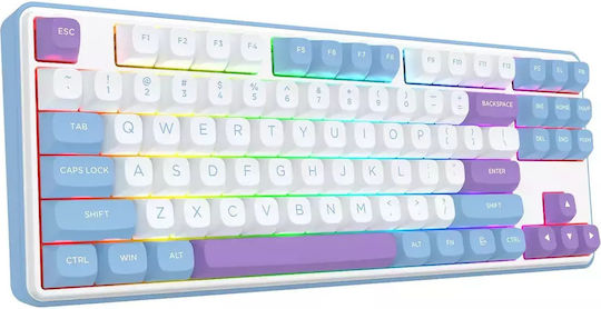 Redragon K707WBP-RGB-PRO Ασύρματο Gaming Μηχανικό Πληκτρολόγιο Tenkeyless με RGB φωτισμό (Αγγλικό US) StarBlade