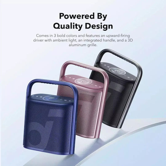 Anker Soundcore Motion X500 Αδιάβροχο Ηχείο Bluetooth 40W με Διάρκεια Μπαταρίας έως 12 ώρες Navy Blue