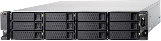 QNap TS-h1886XU-RP-R2-D1622-32G NAS Rack με 12 θέσεις για HDD/SSD και 4 θύρες Ethernet