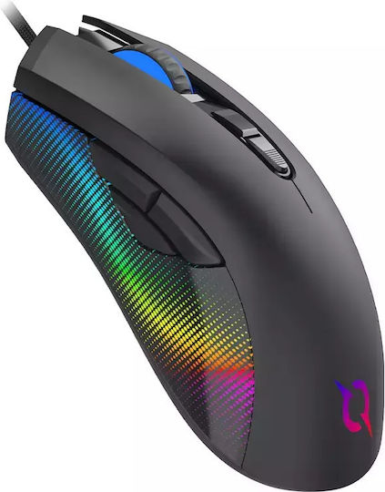 Aqirys RGB Gaming Ποντίκι 12000 DPI Μαύρο