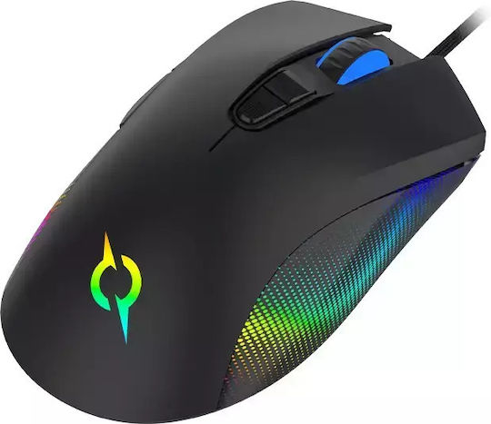 Aqirys RGB Gaming Ποντίκι 12000 DPI Μαύρο