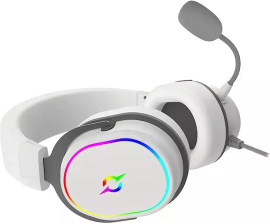 Aqirys Altair Надушници Геймърски слушалки с връзка USB Бял