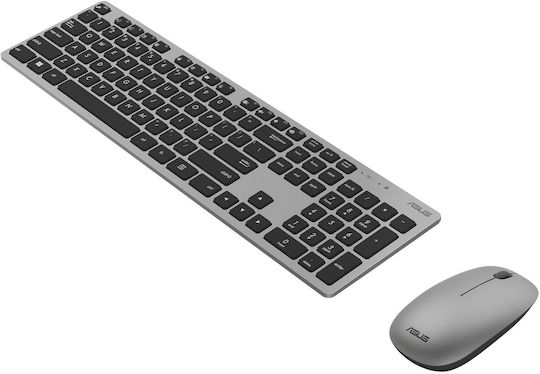 Asus W5000 Wireless Keyboard & Mouse Set English UK Gray
