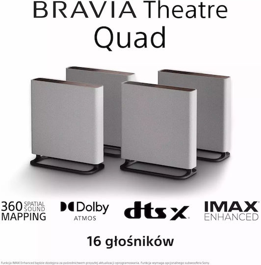 Sony Σετ Ηχείων Home Cinema Bravia Theatre Quad Ενσωματωμένο WiFi