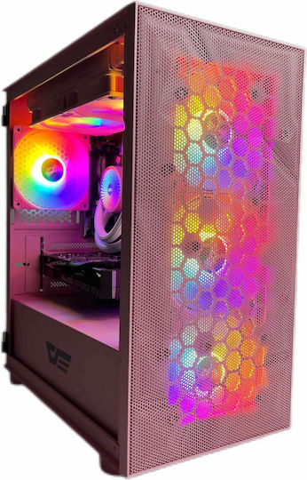 DLM21 PINK Gaming Desktop PC (Ryzen 5-5600/32GB DDR4/1.0TB SSD