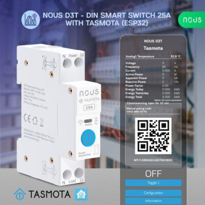 Nous Μπουτόν Ράγας WiFi 110V 25A
