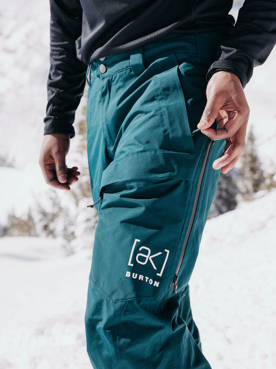 Burton Ak Gore Swash Snow 10022111304 Men's Trousers for Ski & Snowboard Green