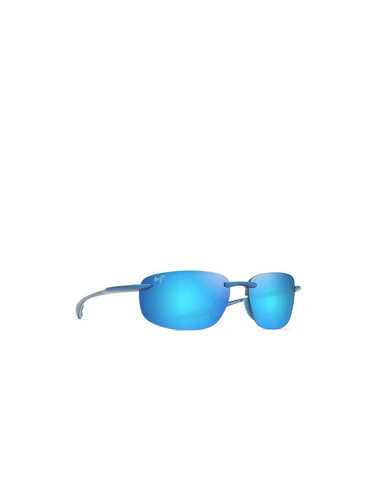 Maui Jim Hookipa Sonnenbrillen mit Blau Metall Gestell B676-03