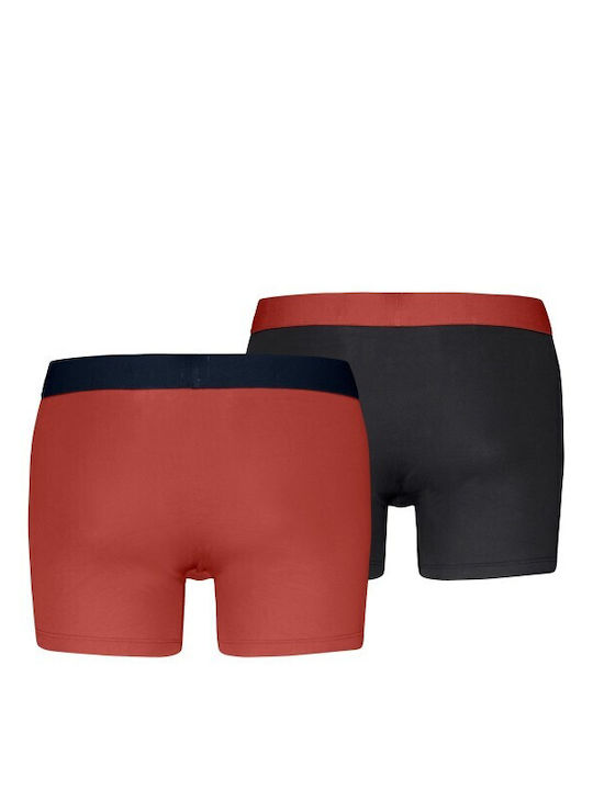 Levi's Men's Boxers 2Pack Red