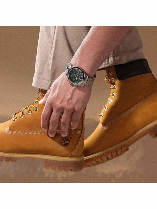 Timberland Ρολόι Μπαταρίας με Μεταλλικό Μπρασελέ Timberland Ρολόι Μπαταρίας με Μεταλλικό Μπρασελέ