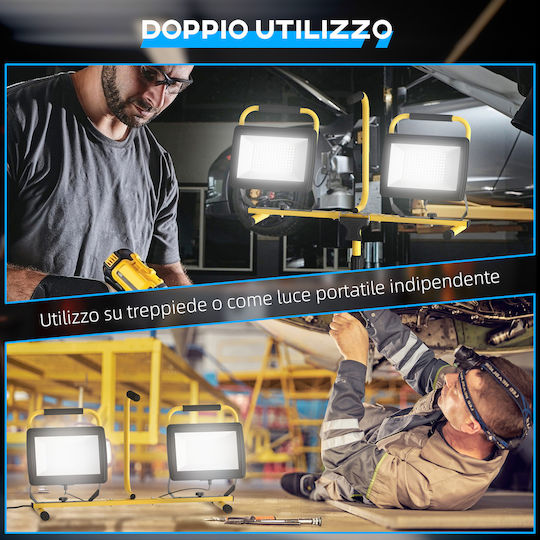HomCom Jobsite Light LED IP65 with Brightness up to 17lm