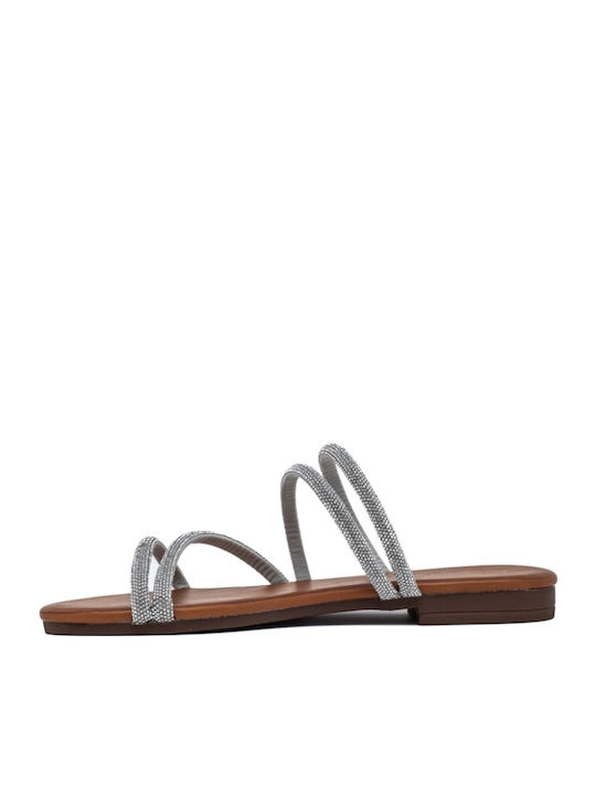 Women's Flat Sandals in Brown Color