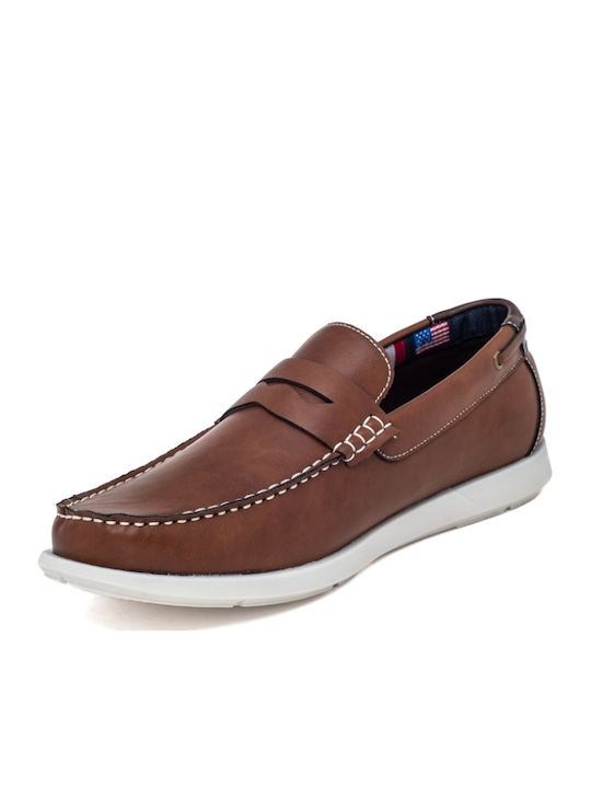 Ανδρικά Boat Shoes σε Καφέ Χρώμα