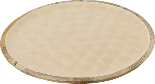 Kaemingk Διακοσμητική Πιατέλα Μπεζ 48x48εκ. Kaemingk Διακοσμητική Πιατέλα Μπεζ 48x48εκ.